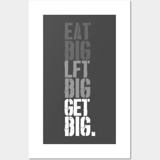 Get Big Gym Tee Posters and Art